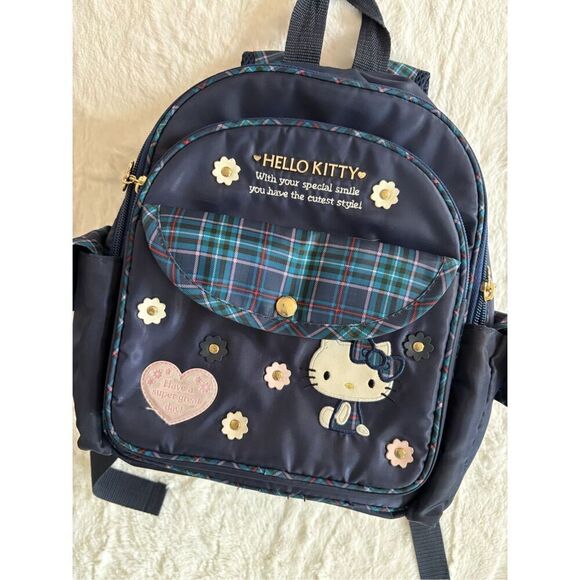 Blue Hello Kitty Toddler Backpack - Picture 2 of 9